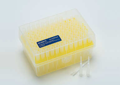 Наконечники для дозаторов универсальные 1-20 мкл, с фильтрами, стерильные, длина 51 мм, 50 × 96 шт/штатив (не для использования в медицинских целях)