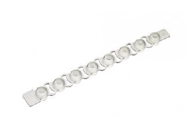 Крышки к ПЦР-пробиркам серии T320-1, выпуклые, прозрачные, в стрипах по 8 шт, 125 стрипов/уп (не для использования в медицинских целях)