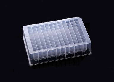 Планшеты 96-луночные, объем лунки 1,6 мл, квадратное сечение, U-образное дно, нестерильные, 4 × 24 шт/уп. (не для использования в медицинских целях)