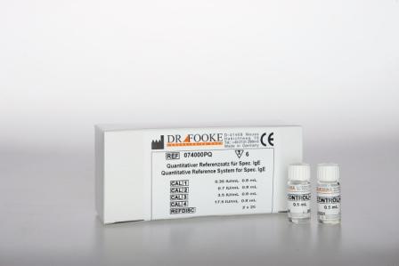 Набор 4 стандартов для количественного определения аллерген-специфических IgE-антител (используется с тест-системой №0540200PKL)