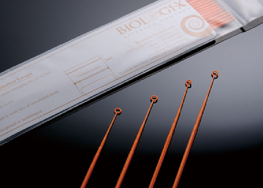 Петли микробиологические на 10 мкл (оранжевые), стерильные, 25 шт/уп. (не для использования в медицинских целях)