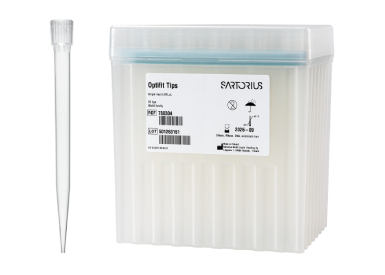 Наконечники для пипеточных дозаторов Sartorius, стерильные, без фильтра, Optifit стандартные (100 - 5000) мкл (150 мм), 50 шт/штатив