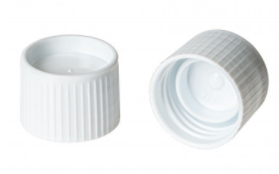 Винтовые крышки с манжетой, для пробирок T550-10AT-ATPR, белые, 1000 шт/уп. (не для использования в медицинских целях)