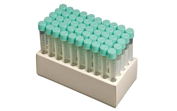 Пробирки с винтовой горловинной крышкой, конические, 15 мл, PP, в штативе, 50 шт/уп.