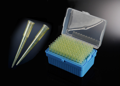 Наконечники для дозаторов универсальные до 200 мкл, стерильные, желтые, 100 × 96 шт/штатив (не для использования в медицинских целях)